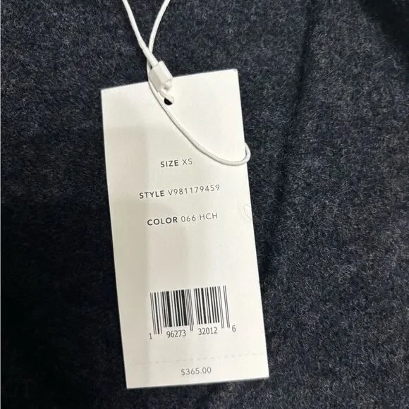 Vince Charcoal Sleeveless V Neck Sweater Dress - Picture 6 of 8